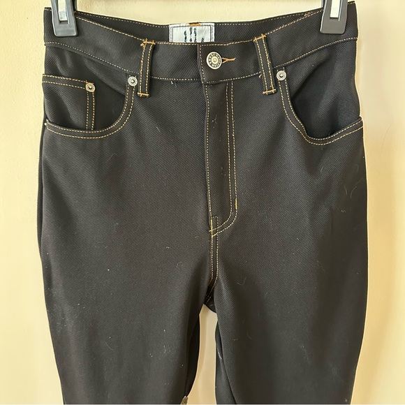 Vintage 1980s/1990s Gaultier Paris Black Riding Pants - Picture 2 of 10